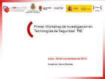 Programa definitivo del Primer Workshop de Investigación en Tecnologías de Seguridad TIC