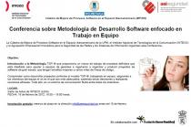 Conferencia sobre Metodología de Desarrollo Software enfocado en Trabajo en Equipo