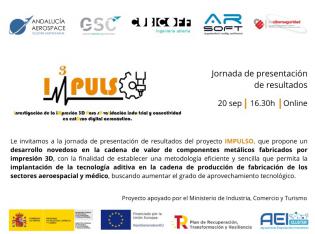 Save the date: jornada de presentación de resultados del proyecto Impulso